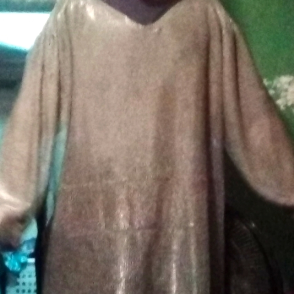 Stainless steel chain mail long sleeve top/apron